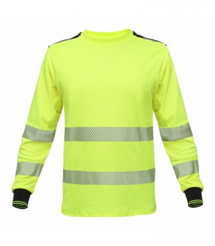 Koszulka odblaskowa BoSafety Rico Long z długim rękawem HV kl. 3
