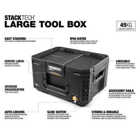 Skrzynia narzędziowa Toughbuilt Stack Tech TB-B1-B-50