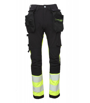 Spodnie robocze odblaskowe BoSafety Tension PRO HV w.k.