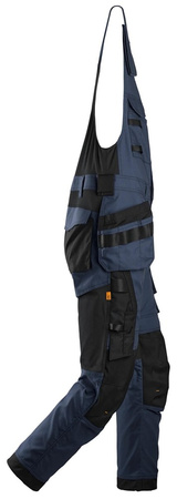 Ogrodniczki robocze Snickers 6014 Canvas Stretch z workami kieszeniowymi