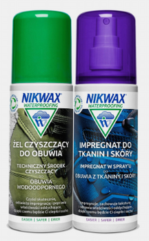 Zestaw do czyszczenia oraz impregnacji obuwia Nixwax