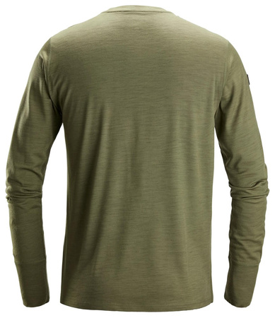 T-Shirt z długim rękawem wełniany Snickers 2451 Merino