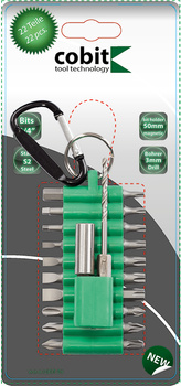 Zestaw bitów z karabińczykiem Cobit 02611
