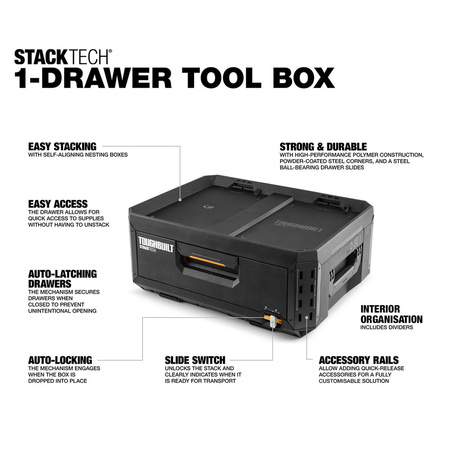 Skrzynia narzędziowa Toughbuilt  Stack Tech TB-B1-D-30-1