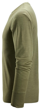 T-Shirt z długim rękawem wełniany Snickers 2451 Merino