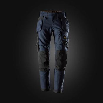 Spodnie robocze Snickers 6244 Canvas Stretch z workami kieszeniowymi