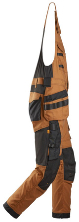 Ogrodniczki robocze Snickers 6014 Canvas Stretch z workami kieszeniowymi