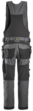 Ogrodniczki robocze Snickers 6014 Canvas Stretch z workami kieszeniowymi