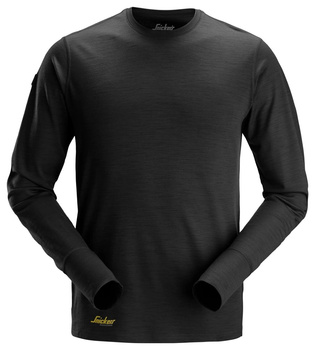 T-Shirt z długim rękawem wełniany Snickers 2451 Merino