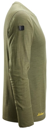 T-Shirt z długim rękawem wełniany Snickers 2451 Merino