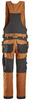 Ogrodniczki robocze Snickers 6014 Canvas Stretch z workami kieszeniowymi