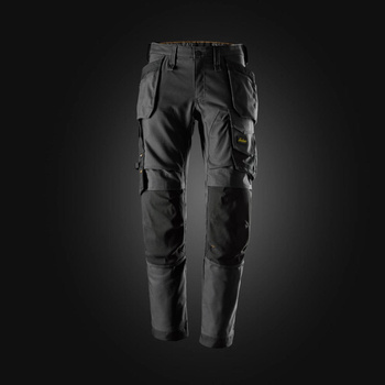 Spodnie robocze Snickers 6244 Canvas Stretch z workami kieszeniowymi