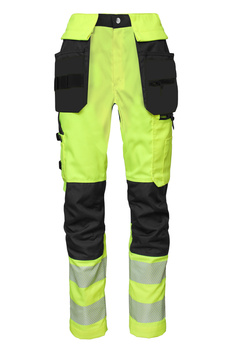 Spodnie robocze odblaskowe BoSafety MashUp Plus W.K. HV kl. 2