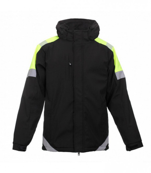 Kurtka softshell  BoSafety ATLANTA z detalami odblaskowymi
