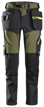 Spodnie robocze Softshell Stretch Snickers 6940 FlexiWork