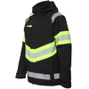 Kurtka softshell ocieplana BoSafety ATLANTA z detalami odblaskowymi
