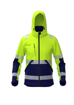 Kurtka odblaskowa BoSafety Valencia z odpinanymi rękawami