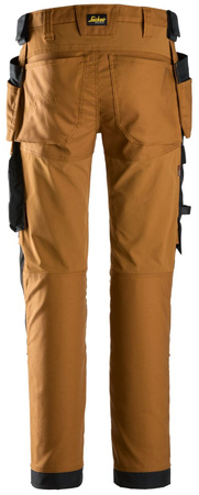Spodnie robocze Snickers 6244 Canvas Stretch z workami kieszeniowymi