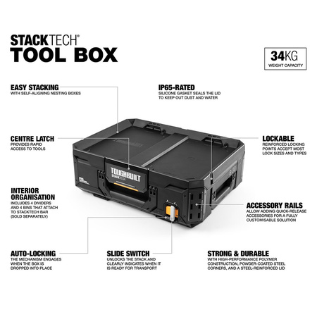 Skrzynia narzędziowa Toughbuilt Stack Tech TB-B1-B-30
