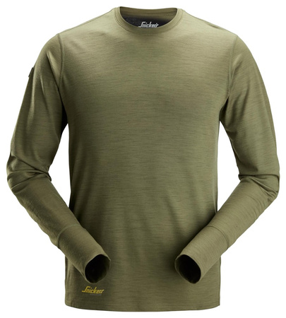 T-Shirt z długim rękawem wełniany Snickers 2451 Merino