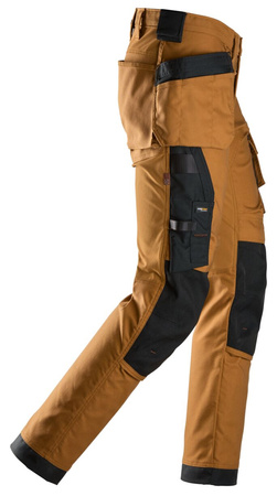 Spodnie robocze Snickers 6244 Canvas Stretch z workami kieszeniowymi
