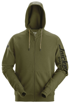 Bluza Snickers Logo 2895 na suwak z kapturem