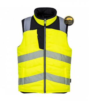 Kamizelka ocieplana dwustronna BoSafety CANVAS Hi-vis