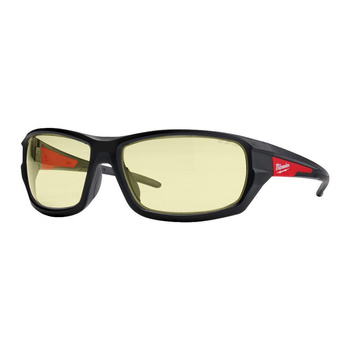 Okulary ochronne Milwaukee premium żółte